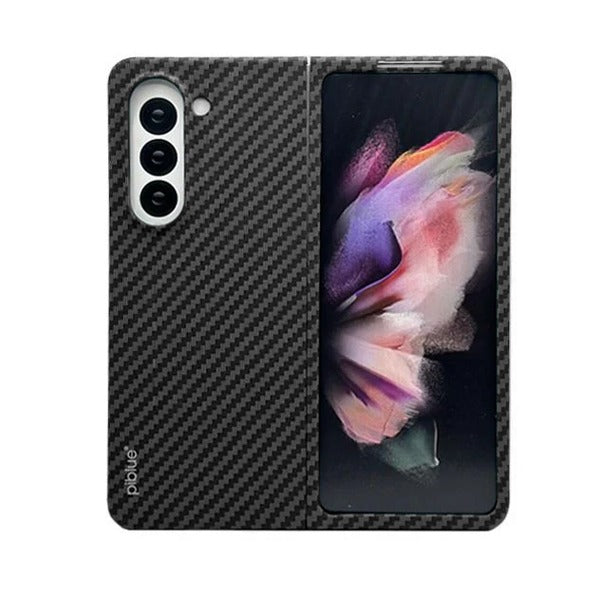 Piblue Case For Samsung Z Fold6 Carbon | Black Piblue Case For Samsung Z Fold6 Carbon | Black